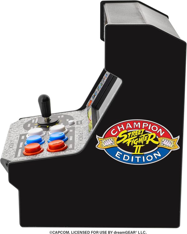 My Arcade Street Fighter 2 Champion Edition Micro Player-Fully Playable, Includes CO/VS Link for Multiplayer Action, 7.5 Inch Collectible, Full Color Display, Battery or Micro USB Powered - Image 6