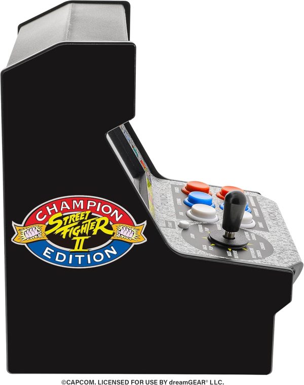 My Arcade Street Fighter 2 Champion Edition Micro Player-Fully Playable, Includes CO/VS Link for Multiplayer Action, 7.5 Inch Collectible, Full Color Display, Battery or Micro USB Powered - Image 7