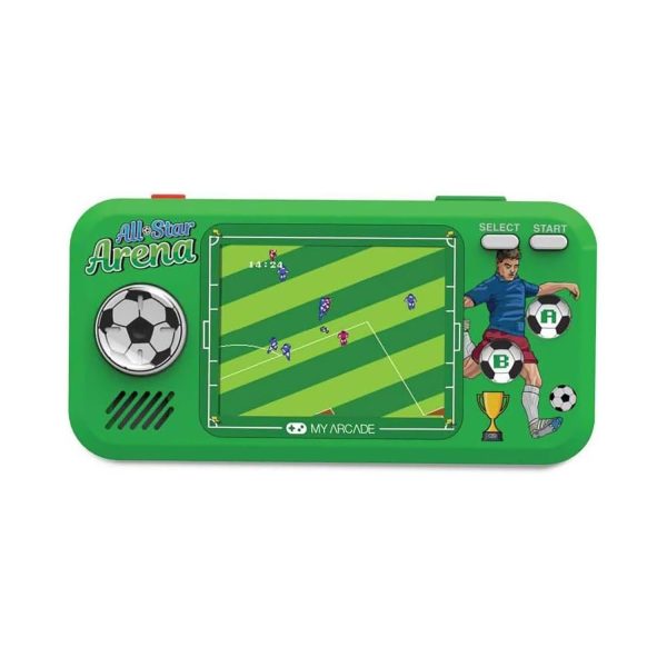 My Arcade All Star Arena Pocket Player- Soccer Portable Sports Game for Kids Adults with 307 Retro Games, 2.75" Screen -DGUNL-4128 - Image 3