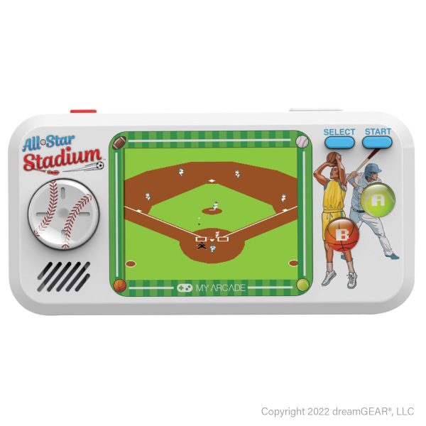 My Arcade All Star Arena Pocket Player- Soccer Portable Sports Game for Kids Adults with 307 Retro Games, 2.75" Screen -DGUNL-4128 - Image 49
