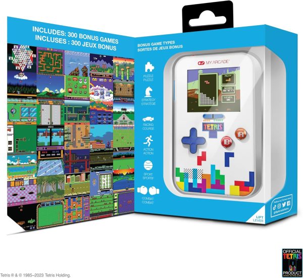 My Arcade Tetris Go Gamer : Retro Video Game, Handheld Tetris Console with 301 Games for Kids and Adults, 2.5 Inch Screen - Image 7