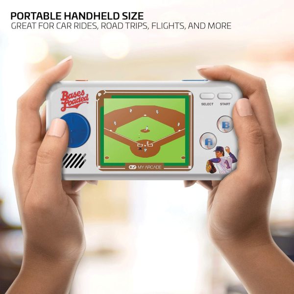 My Arcade Bases Loaded Pocket Player - Collectible Handheld Game Console with 7 Games (DGUNL-3278) - Image 3