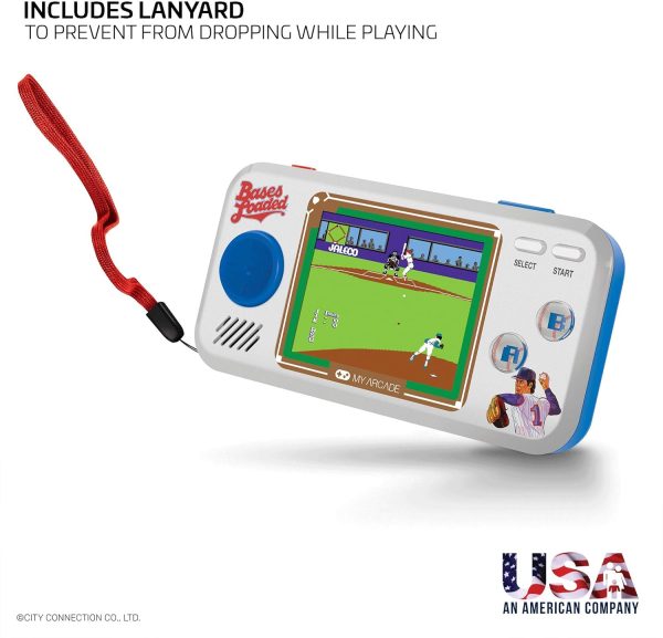 My Arcade Bases Loaded Pocket Player - Collectible Handheld Game Console with 7 Games (DGUNL-3278) - Image 4