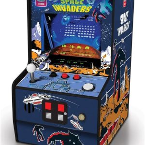 My Arcade Space Invaders Micro Player: Mini Arcade Machine Video Game, Fully Playable, 6.75" Collectible Premium Edition