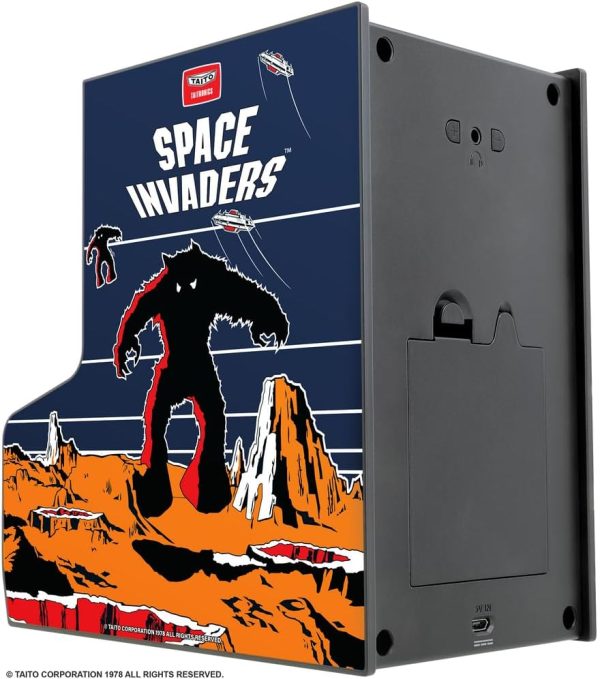 My Arcade Space Invaders Micro Player: Mini Arcade Machine Video Game, Fully Playable, 6.75" Collectible Premium Edition - Image 3