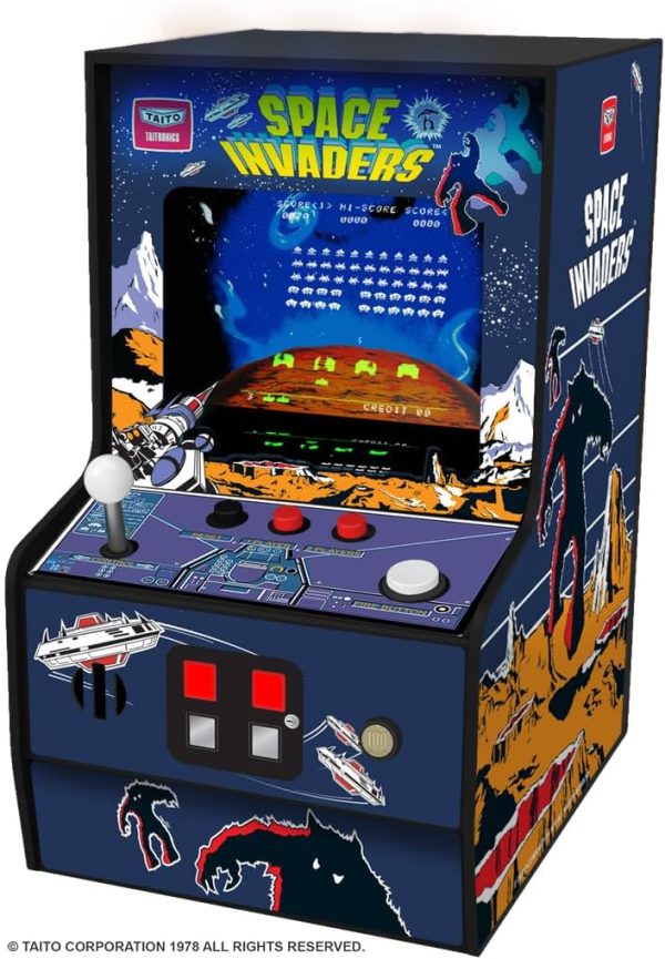My Arcade Space Invaders Micro Player: Mini Arcade Machine Video Game, Fully Playable, 6.75" Collectible Premium Edition - Image 11