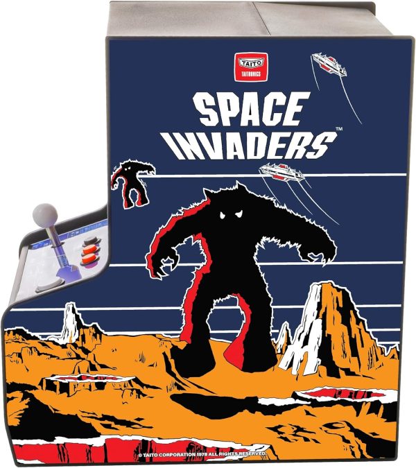 My Arcade Space Invaders Micro Player: Mini Arcade Machine Video Game, Fully Playable, 6.75" Collectible Premium Edition - Image 12