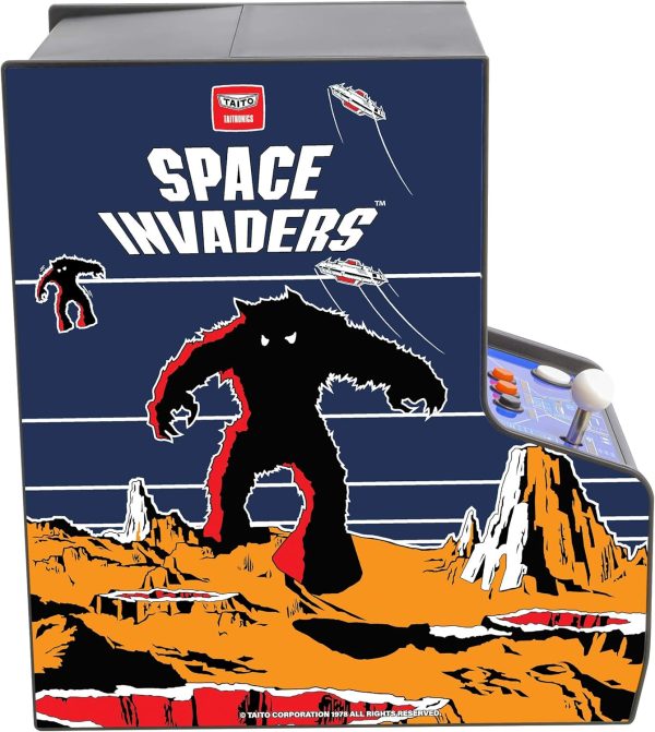 My Arcade Space Invaders Micro Player: Mini Arcade Machine Video Game, Fully Playable, 6.75" Collectible Premium Edition - Image 13