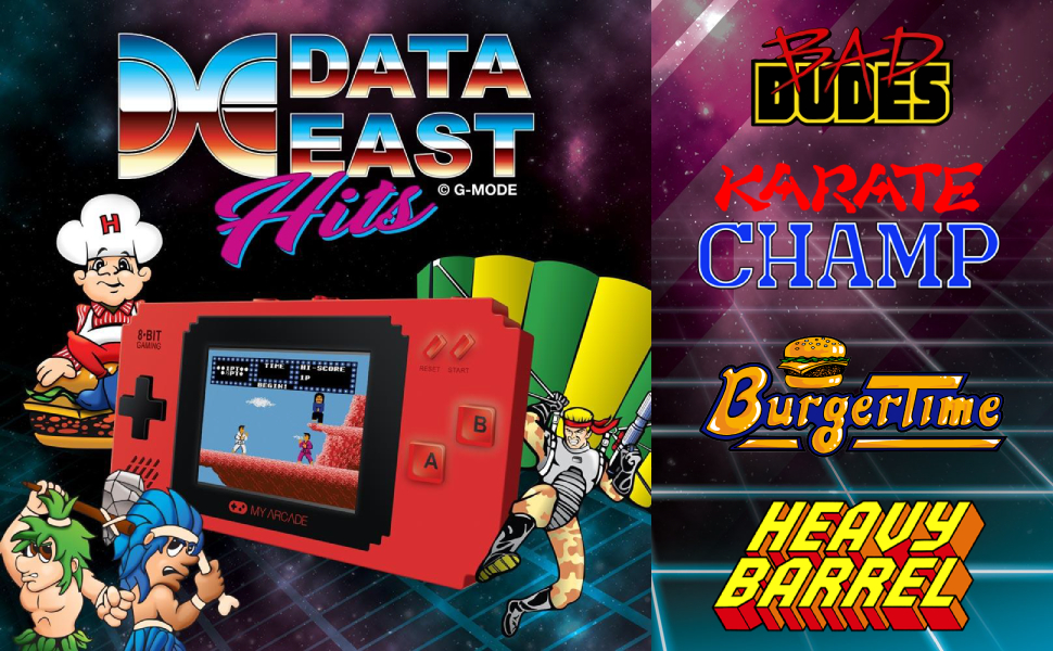my arcade retro pixel player data east games console 