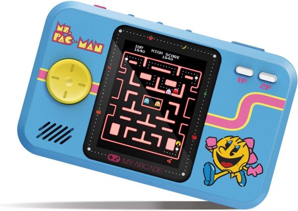 My Arcade Ms. Pac-Man Pocket Player Pro: Officially Licensed, Fun Games for Kids and Adults,Portable Video Game, 2.75" Color Display, Ergonomic Design - Image 2