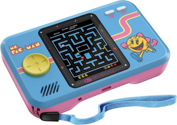 My Arcade Ms. Pac-Man Pocket Player Pro: Officially Licensed, Fun Games for Kids and Adults,Portable Video Game, 2.75" Color Display, Ergonomic Design - Image 3