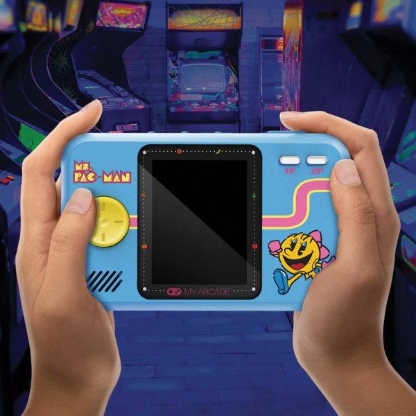 My Arcade Ms. Pac-Man Pocket Player Pro: Officially Licensed, Fun Games for Kids and Adults,Portable Video Game, 2.75" Color Display, Ergonomic Design - Image 6